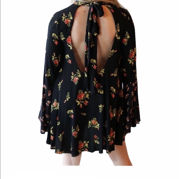 Free People black tunic/mini dress - Picture 2 of 14